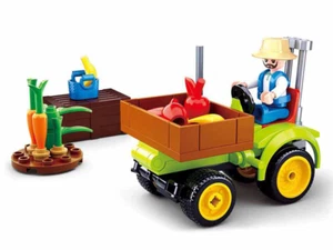 Sluban Town Farm Set M38-B0776 Bauernhof kleiner Obst-Gemüse Traktor - Bild 1 von 2