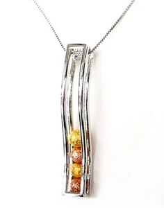 Sterling silver tube pendant PDT210004 - Picture 1 of 1