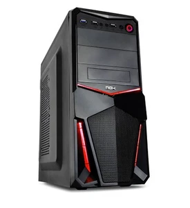 CAJA SEMITORRE ATX NOX PAX 3.0 NEGRA/ROJO (NXPAXR) - Imagen 1 de 8