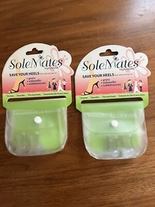 2 Pairs of SoleMates High Heeler Clear Heel Protectors Stoppers - Picture 1 of 2