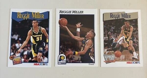 Reggie Miller 1991-92 NBA Hoops #84 #303 #469 3 Card Lot - Indiana Pacers UCLA - Picture 1 of 8