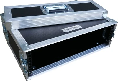 3U 2 Door 19" Rack Mount Mic Receiver Swan Flight Case (Hex) - Image 1 of 4