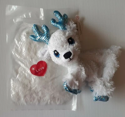 Reindeer (Blue) "Flash" Build A Buddy Stuffed Animal Teddy Mountain