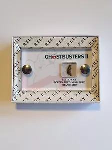 Ghostbusters 2 Movie Prop Screen Used Film Prop piece 4 display with COA. - Picture 1 of 3