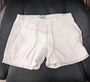Old Navy child shorts white with button zipper & draw string Size 8 Regular - Picture 1 of 1