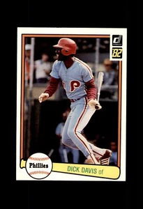 1982 DONRUSS BASEBALL CARD PHILADELPHIA PHILLIES #147 DICK DAVIS - Picture 1 of 2