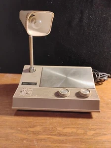 Vintage SITE N' SOUND Desk Lamp Radio Transistor 70s 80s Japan VALVOLINE ST-407 - Picture 1 of 6