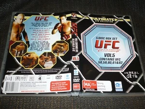 UFC VOLUME 5 / CONTAINS UFC 58, 59, 60, 61 & 62  (5 DISC) (DVD, MA15) (162833 A) - Picture 1 of 6