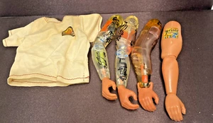 VINTAGE 1975 KENNER SIX MILLION DOLLAR MAN CRITICAL ASSIGNMENT ARMS & SHIRT - Picture 1 of 19