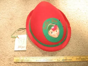 SOMBRERO PETER PAN VINTAGE original sin usar con etiqueta Walt Disney - Imagen 1 de 5