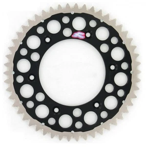 Renthal 50T Doppelring Kettenrad hinten schwarz 2240-520-50BK - Husaberg FC550 05 - 08 - Bild 1 von 1