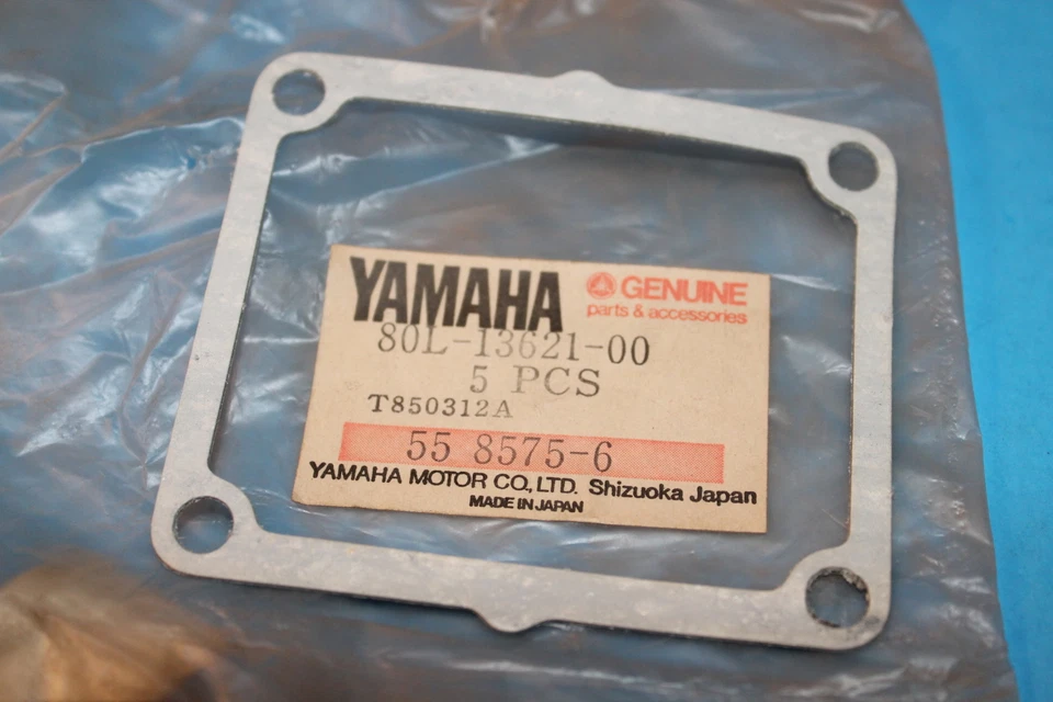 Junta de asiento de válvula 80L-13621-00 NOS Yamaha IT490 SR540 YTZ250 YZ250 PZ480 Foto 1 de 1