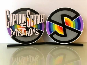 Captain Scarlet Spectrum Logo Earth Mars War of Nerves Colonel White Lieutenant - Picture 1 of 4