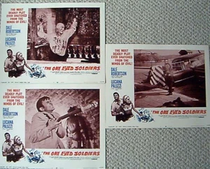 Vintage 1967 Lobby Card ONE EYED SOLDATEN Luciana Paluzzi - Bild 1 von 1
