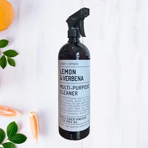 CLEAN + SIMPLE ~ LEMON VERBENA Kitchen Refresher Cleaner Odor Deodorizer - Picture 1 of 3