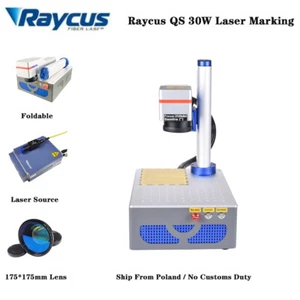Raycus QS 30W Fiber Laser Marking Machine 175*175mm For Metal Steel Engraving EU - Bild 1 von 9
