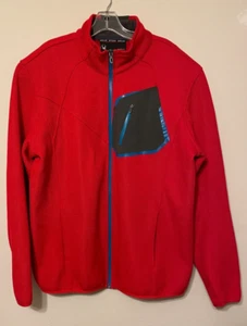 Spyder Core Sweater Jacket Men's XXL 2XL Full Zip Red Pockets Ski Winter Snow - Picture 1 of 5