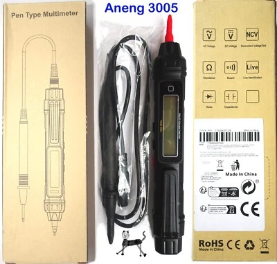 Multifunktionales Pen-Digital-Multimeter ANENG A3005 mit diversen Funktionen OVP