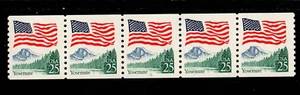 Scott 2280a 25¢ Flag Over Yosemite coil P#15 MNH Free shipping in the USA - Picture 1 of 1