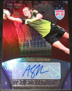 Selección Nacional de Fútbol de Estados Unidos 2015 Panini Alyssa Naeher Signatures # 108/199 automático - Imagen 1 de 2