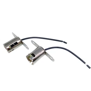 US Stock 2pcs BA15s Bayonet Light Bulb Socket 1073 1093 7506 1156 one Wire - Picture 1 of 4