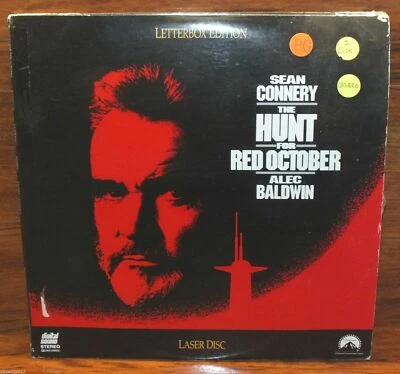 The Hunt For Red October (LetterBox 2-Disc LaserDiscs) Alec Baldwin & S. Connery - Image 1 of 3