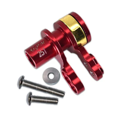 NEW GPM Alum 25T Servo Horn w/Built-In Spring Red for X-Maxx 4x4 FREE US SHIP - Image 1 of 3
