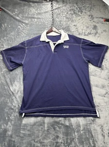 Samuel Adams Mens XL Polo Shirt Blue Vintage - Picture 1 of 6
