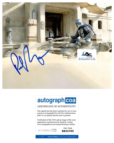 PEDRO PASCAL AUTOGRAPH SIGNED 8X10 PHOTO STAR WARS THE MANDALORIAN ACOA Cover