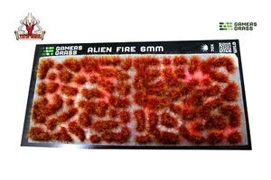 Gamers Grass Alien Fire - Wild Tufts - 6mm - Picture 1 of 2