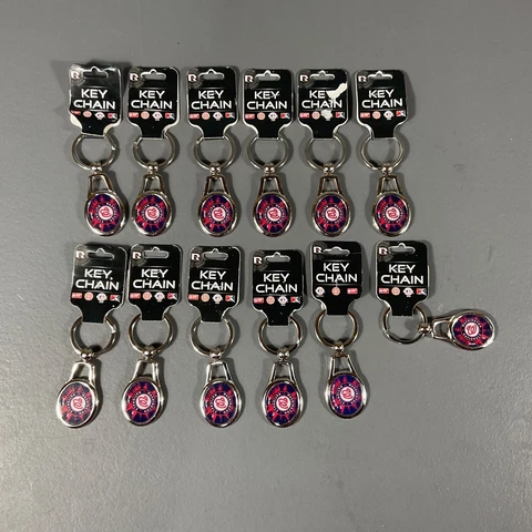 Washington Nationals Metal Reversible Key Chain MLB Baseball Sports - LOT OF 12 Cover