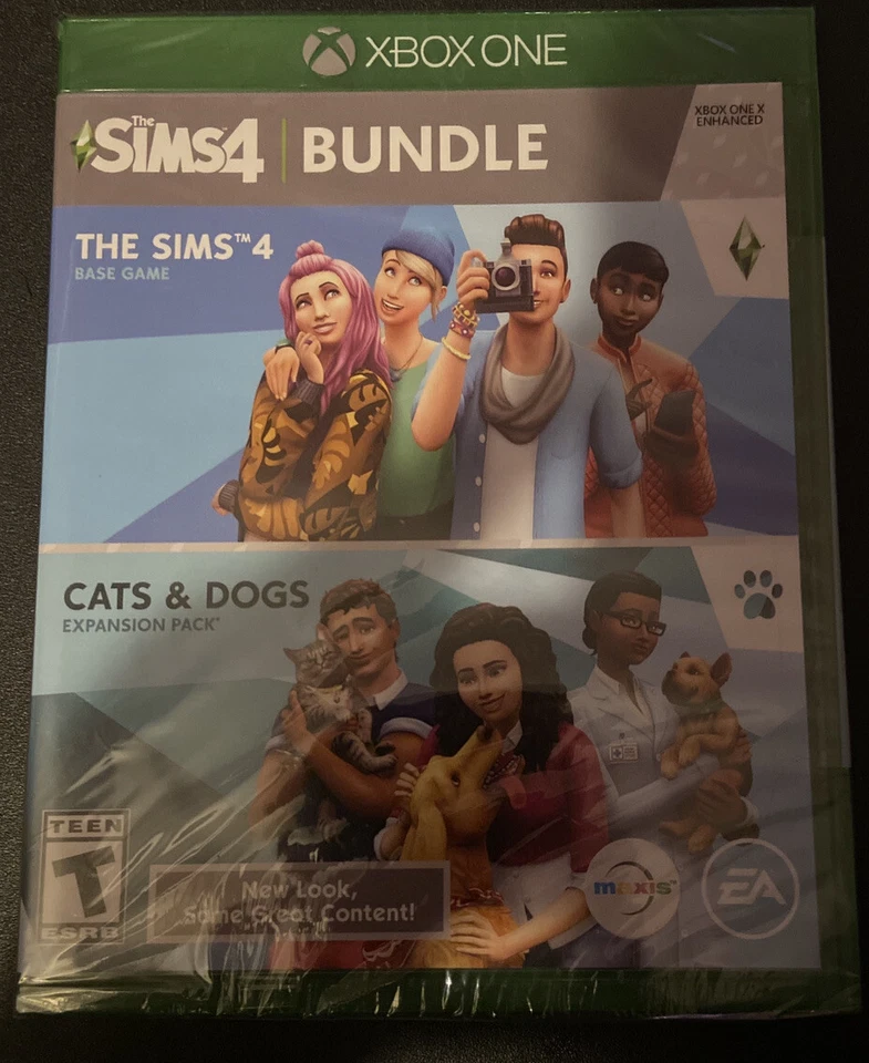 Xbox One Sims Paquete 4 Juego Base y Gatos y Perros Nuevo Precintado Foto 1 de 1