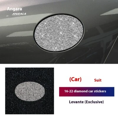 For 16-22 Maserati Levante Diamond Fuel Tank Cap Sticker New Foto 1 de 4