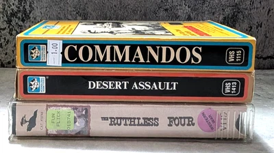 60s Italian VHS lot. Ruthless Four. Interglobal. Lee Van Cleef, Klaus Kinski - Image 1 of 4