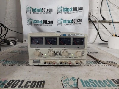 GW LABORATORY DC POWER SUPPLY DUAL TRACKING W/ 5V FIXED GPC-3020 - Image 1 of 2