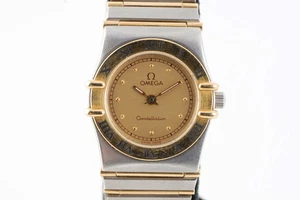 Omega Constellation 795.1080 Edelstahl & 18k Gelbgold 24mm Damenuhr - Bild 1 von 7