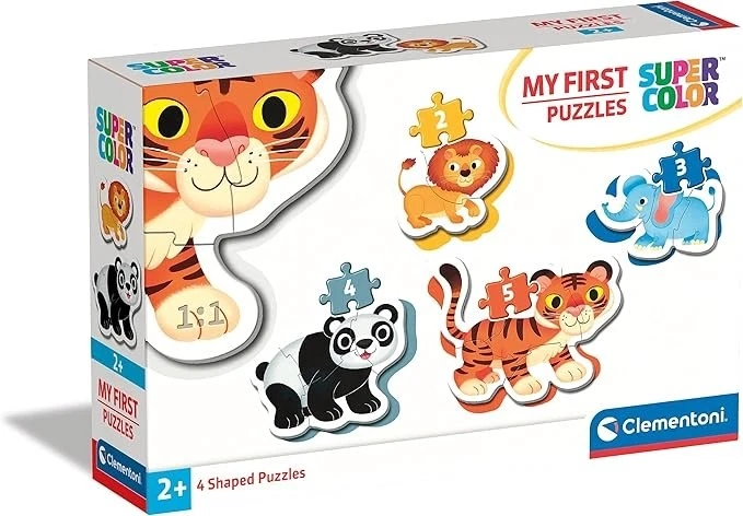 Clementoni - 20810 - Il mio primo puzzle Animali selvatici  2-3-4-5 Pezzi - Immagine 1 di 1