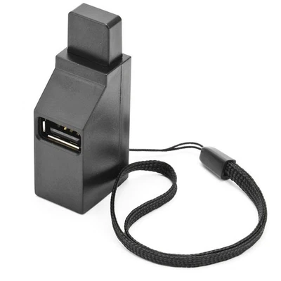 Hub portatile multiinterfaccia splitter USB3.0 hub ad alta velocità nero B6Z59869 - Immagine 1 di 4