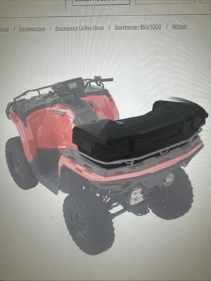 Caixa de armazenamento de carga com trava traseira Lock & Ride para ATV esportivo - Imagem 1 de 3