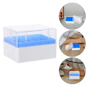  Caja de almacenamiento de viales criogénicos con 20 ranuras tubo congelador estuche organizador 4 piezas - Imagen 1 de 9