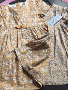 Girl's 2 Floral Spring Sundresses 4T NEW - Picture 1 of 8