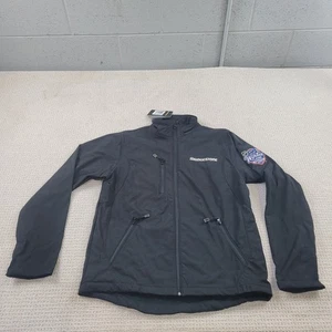 Reebok NHL Jacket Adult Medium Black 2014 Winter Classic Full Zip Up Fleece Mens - Picture 1 of 13