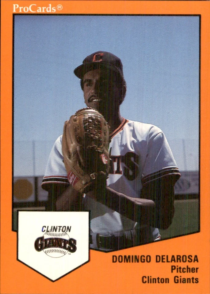 Domingo Delarosa 1989 ProCards Minor League T/S #905 RC Clinton Giants ** - Image 1 of 2