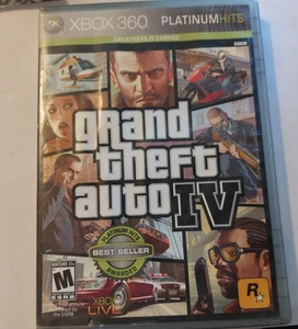 Grand Theft Auto IV (Xbox 360, 2008) Liberty City MANUAL & Excellent playing - Picture 1 of 2
