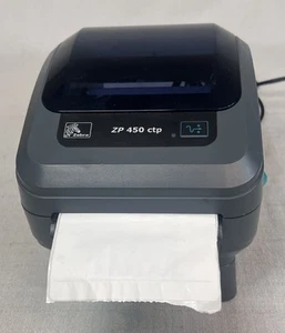 Zebra ZP450 CTP Thermal Label Printer ZP450-0502-0004A UNTESTED! - Bild 1 von 8