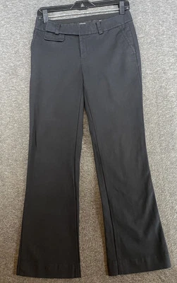 Banana Republic Pants Womens Sz 2L Black Martin Fit Bootcut Dress Pants Trousers - Image 1 of 4