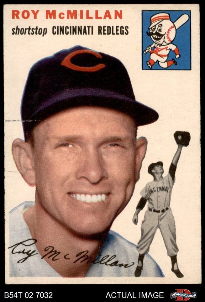 1954 Topps #120 Roy McMillan Reds 4 - VG/EX - Image 1 of 1