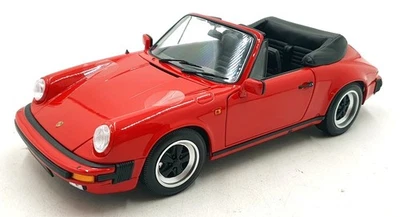 Minichamps 1/18 Scale 100 063030 - Porsche 911 Carrera Cabriolet 3.2 1983 Red - Image 1 of 4
