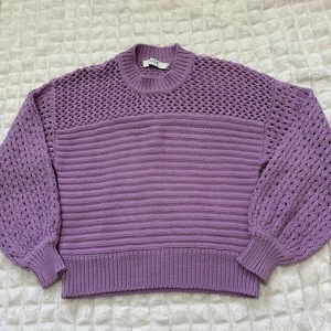 Suéter tejido JOIE XS púrpura toulón para mujer calce relajado tejido abierto minimalista - Imagen 1 de 7