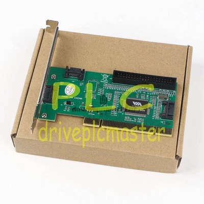 1PC VIA VT6421A ONE 3 SATA+1 Port IDE to PCI RAID Card Controller Adapter #dr - Image 1 of 4